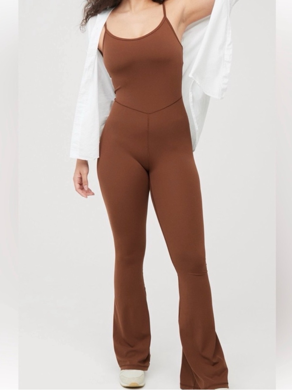 Offline by Aerie Xtra Flare Jumpsuit - M - Brown
